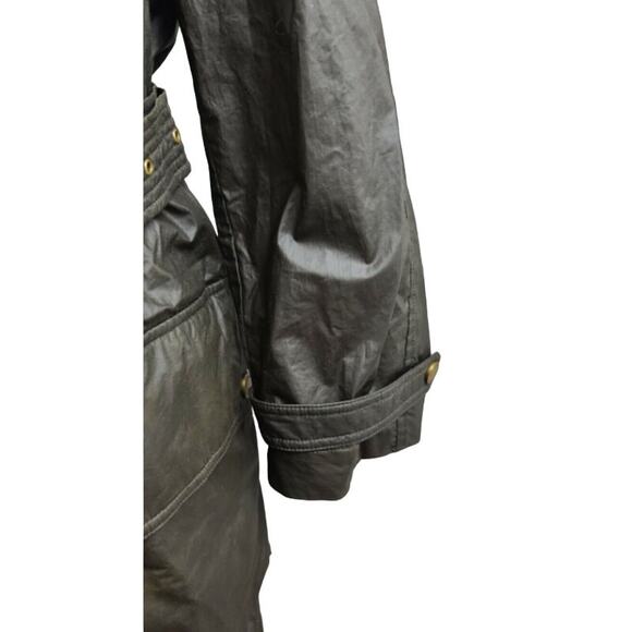 $1,395 Burberry Calver Hall Coat Dark Olive Coat w/ Black Puffy Jacket 8 US NWT - Picture 6 of 16